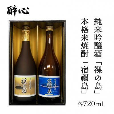 ふるさと納税 三原市 醉心 限定酒「裸の島」「宿禰島」ギフトセット(各720ml)[020-003]