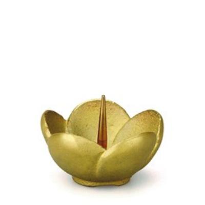 ふるさと納税 高岡市 【高岡銅器】うめ燭台　金