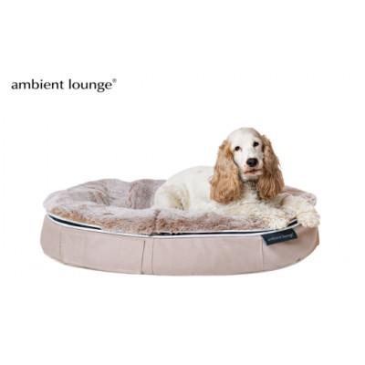 ふるさと納税 足利市 【アンビエントラウンジ】犬ペットラウンジLOW　エリート・ラビットベージュ(M)※中型犬向け |  | 01