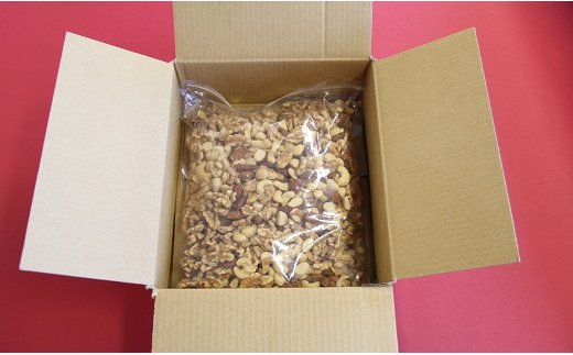 直火焙煎 無塩 ミックス ナッツ 1.5kg チャック付き アーモンド カシューナッツ くるみ マカダミアナッツ 4種類 750g×2袋 塩 油 不使用 素焼き 鉄分 食物繊維 健康志向 おやつ シュ