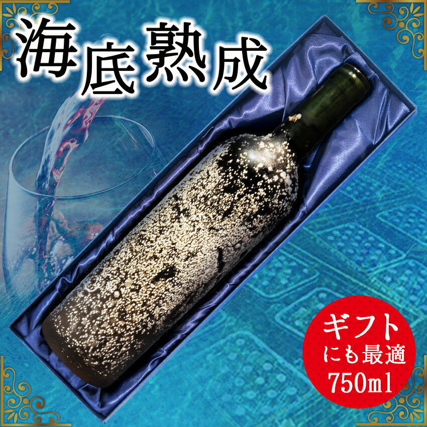【ふるさと納税】海底熟成ワイン 750ml VOYAGE シャトー・ラ・ファヴィエール 2019 フランス ボルドー メルロー カベルネ・フラン カベルネ・ソーヴィニヨン ギフト お祝い 贈答 静岡県 西伊豆町 Enjoy