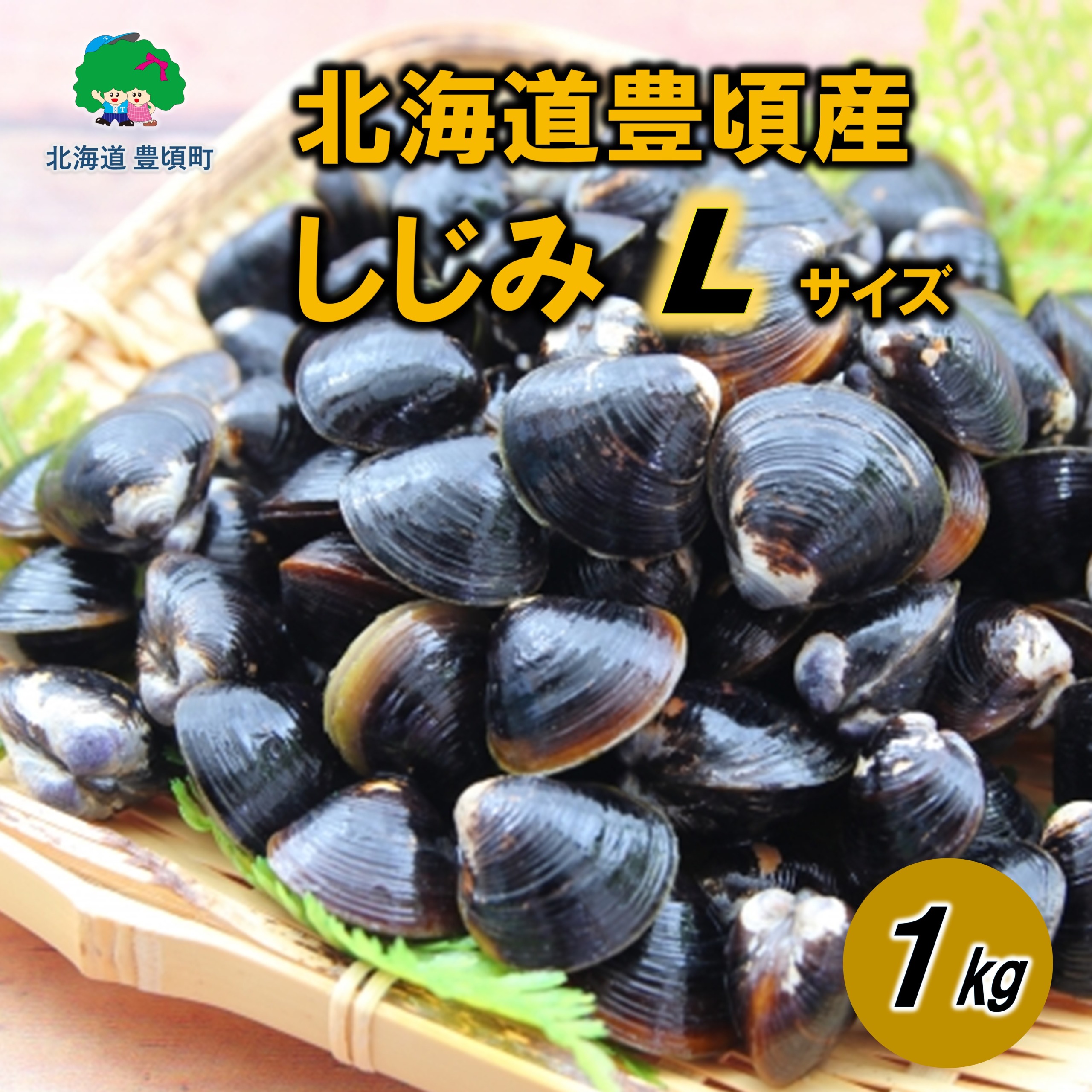 北海道豊頃産 しじみ　L サイズ １㎏［北海山］