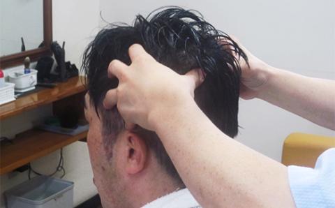 毛髪改善！ヘッドスパコース（カット、シャンプー、顔剃り込）