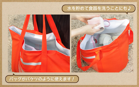 MONO工房がつくる防災バッグ｜防災グッズ 撥水 災害 キャンプ アウトドア エコバック 大容量 防災 震災 避難 避難所 多機能 多用途 トート ｜MONO工房