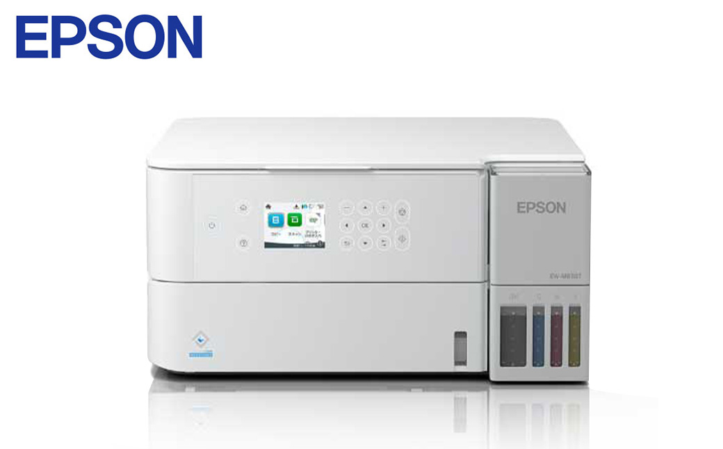 EPSON エコタンク搭載 インクジェットプリンター EW-M638T プリンター 複合機 コピー機 プリント 印刷 コピー 家庭用 プリンタ スキャン 【(株)たなか】[F14119]