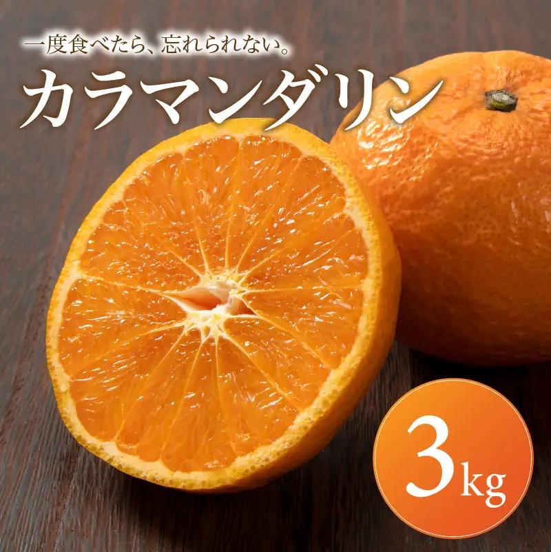 【2027年4月上旬頃から順次発送】カラマンダリン 家庭用 3kg | みかん 蜜柑 mikan 柑橘 果物 愛媛のみかん くだもの 贈答 フルーツ ご家庭用 数量限定 愛媛県産 ミカン 愛媛県 松山市 【MKN010】