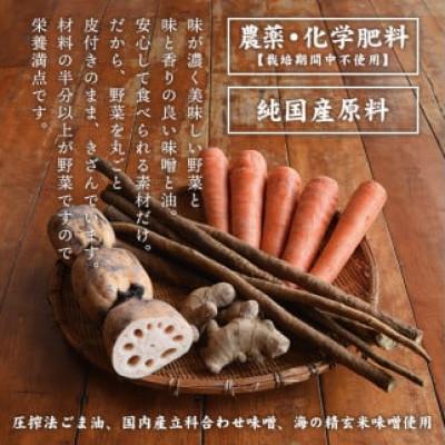 ふるさと納税 伊佐市 鉄釜炒り根菜味噌そぼろ(計2袋・大豆ミート入り×1袋、ねぎ入り×1袋) |  | 02