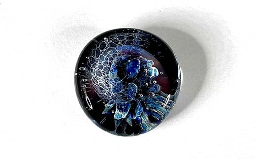 深海の筆置 ガラス製 ペン 文具 ガラス 手作り デスク 机 プレゼント 鉛筆 文具入れ 職人 手作り 安芸市 高知県