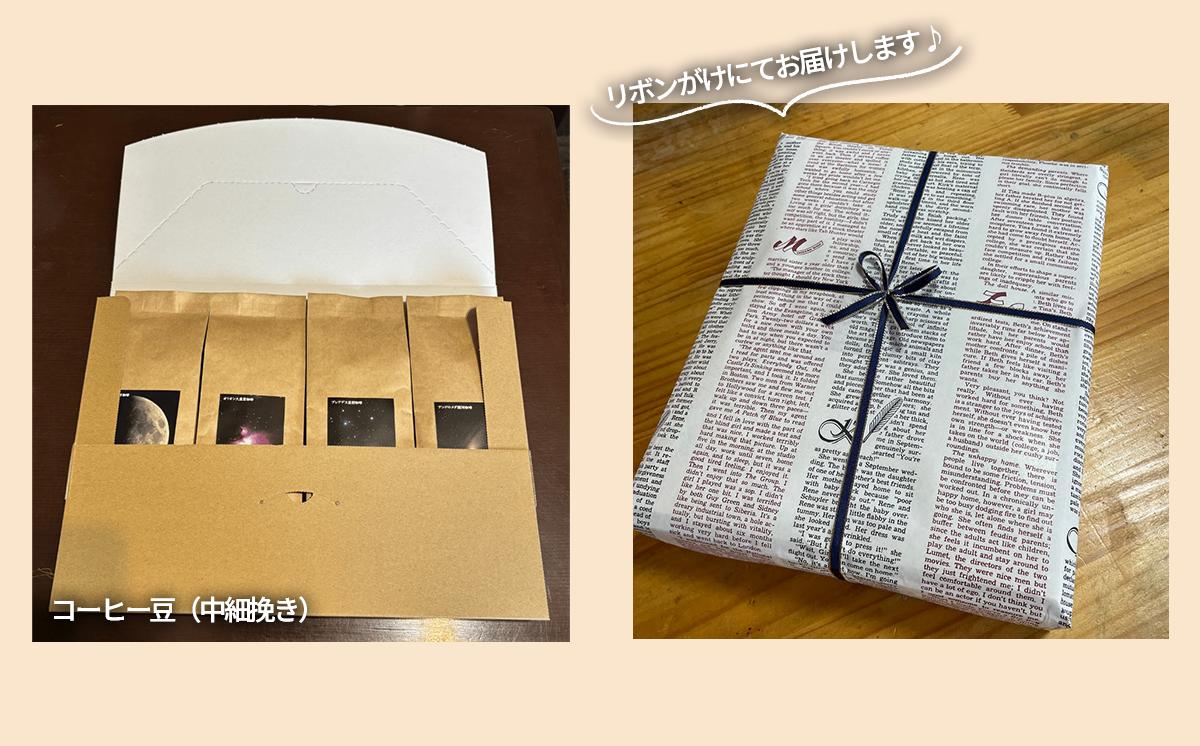 もっくん珈琲のコーヒー豆『星空珈琲』(中細挽き)　100g×4種 計400g　【 コーヒー 珈琲 粉 コーヒー豆 自家焙煎 スペシャルティコーヒー ギフト 茨城県 つくば市 】