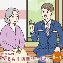 【ふるさと納税】みまもり訪問 サービス 6ヶ月 年6回 日本郵便株式会社 熊本県 水俣市 家族 両親 健康 安否確認 見守り 安心 代行 高齢者