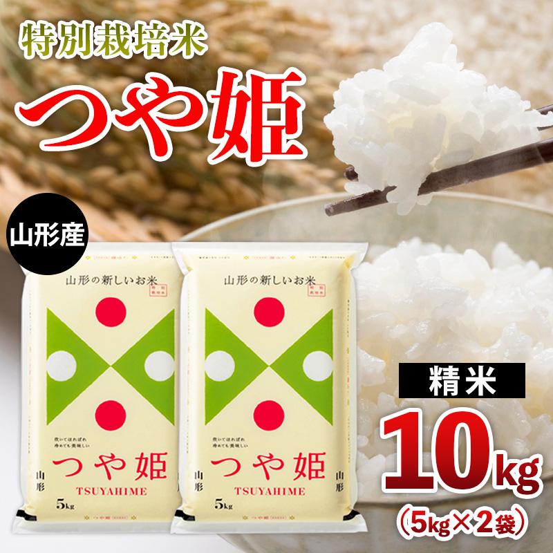 山形産 特別栽培米 つや姫 10kg(5kg×2) FY25-472