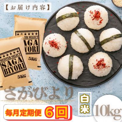 ふるさと納税 大町町 【毎月定期便】『さがびより』白米10kg(5kg×2袋)(大町町)全6回 |  | 03