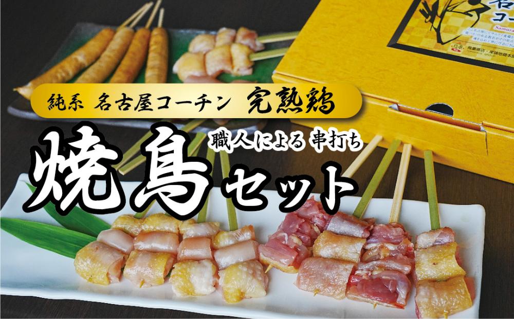 名古屋コーチン完熟鶏の焼鳥