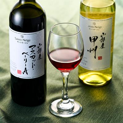 ふるさと納税 山梨市 ワイン 山梨産 甲州 マスカットベーリーA 赤白 ワイン 2本 セット |  | 01