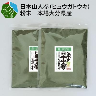 ふるさと納税 大分市 日本山人参(ヒュウガトウキ)粉末 本場大分県産_F09002