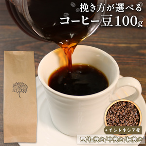 コーヒー 豆 100g インドネシア コーヒー豆 注文焙煎 自家焙煎 ストレートコーヒー 朝食 アイスコーヒー 岩手県 大船渡市