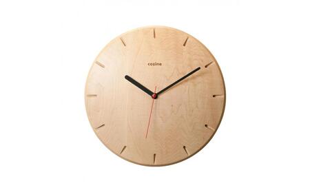 【ギフト用】旭川家具　コサイン　no.270時計　メープル|時計_00640