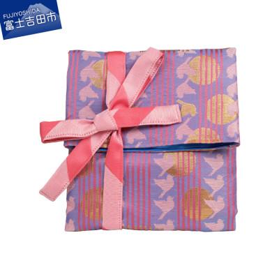 ふるさと納税 富士吉田市 御朱印帳袋 「ごいっしょぶくろ (ひる ピンク)」 日本製 小物入れとしてもお使いいただけます