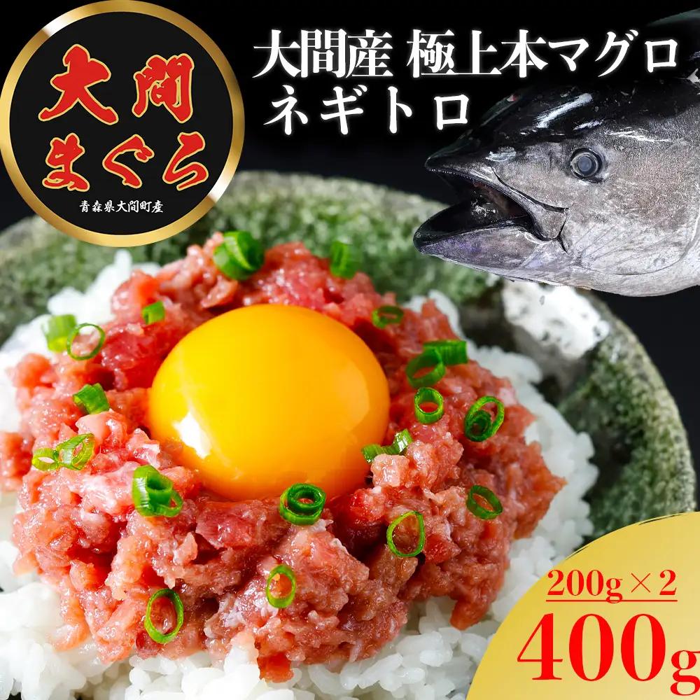 津軽海峡 大間産 極上本マグロ ネギトロ 400g（200g×2P)
