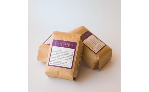 OBSCURAの珈琲豆200g×3種【飲料類 飲み物 コーヒー コーヒー豆 深煎り 中煎り 浅煎り粉 中挽きカフェ 自宅用 シェア プレゼント ギフト 贈り物】
