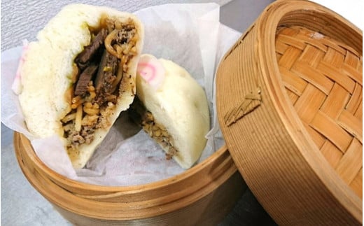 【ご当地中華まん】馬肉ラーメン肉まん（6個）_E070