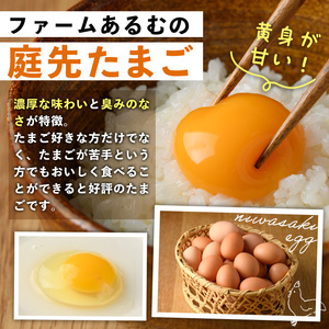 平飼い 昔ながらの庭先たまご 40個 サイズ混合  卵 玉子 【ファームあるむ】A7052