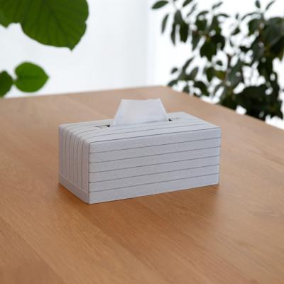 ふるさと納税 奥州市 心地よい暮らしをつくる ティッシュケース Grande ライトグレー バンドシー [AR106] |  | 01