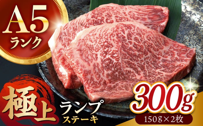 
                  長崎和牛 A5 ランプステーキ 300g(150g×2枚) / 牛肉 らんぷ ランプステーキ 国産牛 ステーキ肉 和牛ステーキ ランプステーキ肉 ランプ肉 らんぷ A5 2枚 赤身 赤身ステーキ/ 諫早市 / 野中精肉店 [AHCW002]
                