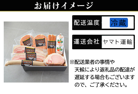「お中元」本場ドイツで連続受賞 8点セット (合計約840g) 匠のハム・ベーコン・ソーセージ 合成添加物不使用 詰合せ おつまみ おかず 贈答用 ギフト