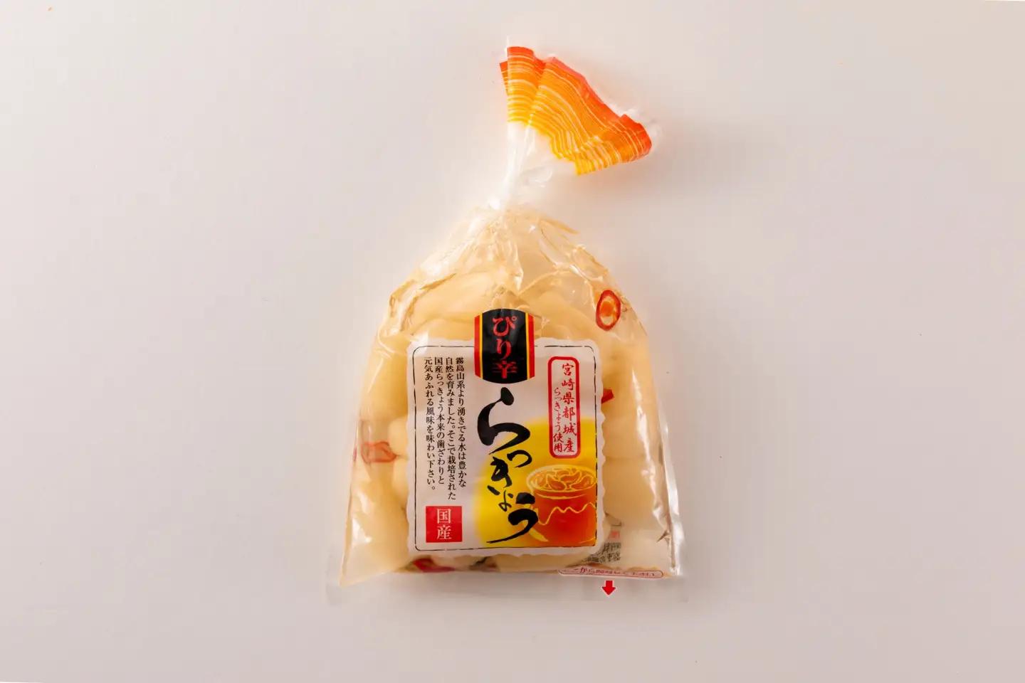 純国産らっきょう3種としょうが2種の詰め合わせ（各２袋）