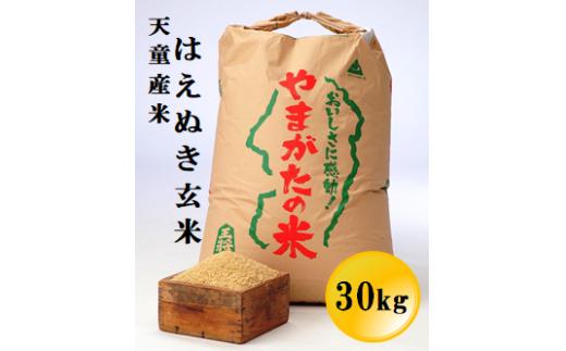 07-05-035　はえぬき玄米30kg[令和7年産]