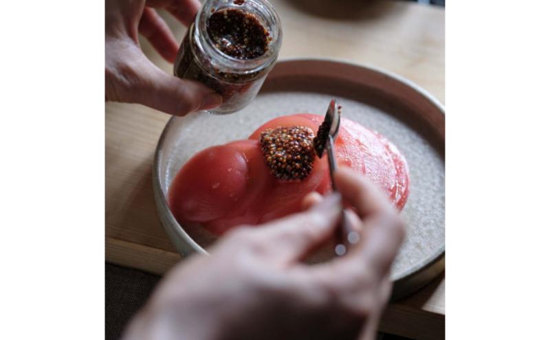 和食に合う粒マスタード40g×5本 調味料 マスタード スパイス 若狭町