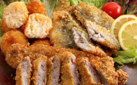 【四国一小さなまちの料理屋富士】特選揚げ物セット