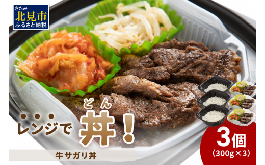 
レンジで丼！牛サガリ丼 3個 ( 弁当 どんぶり 丼 サガリ 冷凍 簡単調理 )【136-0013】
