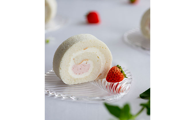 ロールケーキ 1本 ストロベリー 期間限定 冷凍 ケーキ 藤枝ロール オーガニック 和紅茶 使用 洋菓子 スイーツ お菓子 おしゃれ 贈答 贈り物 贈り物 ホテル オーレ 静岡県 藤枝市