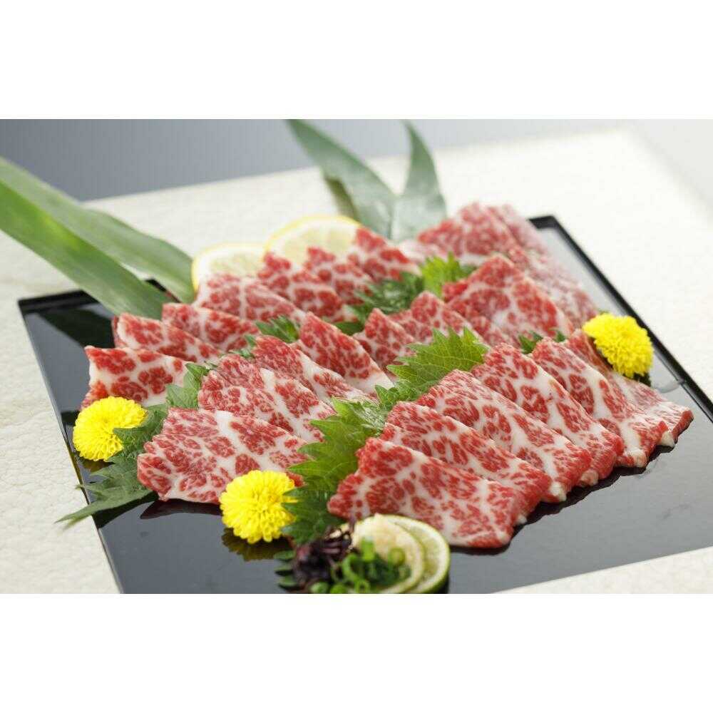 【ふるさと納税】【数量限定】厳選霜降り馬刺し（大トロ）約200g【有限会社 桜屋】[AYCP047]