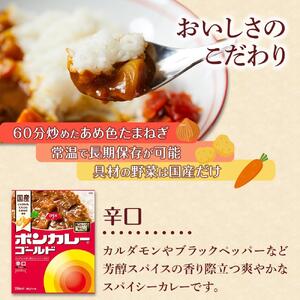 【定期便 全8回】ボンカレーゴールド（辛口）30個×8回　計240個