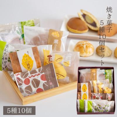 ふるさと納税 恵那市 栗菓子の詰め合わせ　栗どら焼き入り焼き菓子5種10個セット