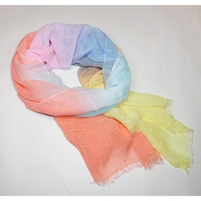 ふるさと納税 泉南市 ●手染めスカーフ(暖色系)2枚とアームカバーのセット |  | 01