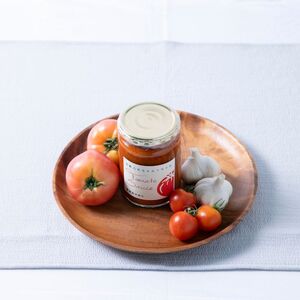 【定期便・全6回】サルサソース 340g 2本セット ×6回|国産 姫路産 八百ちゃんトマト 着色料・保存料不使用