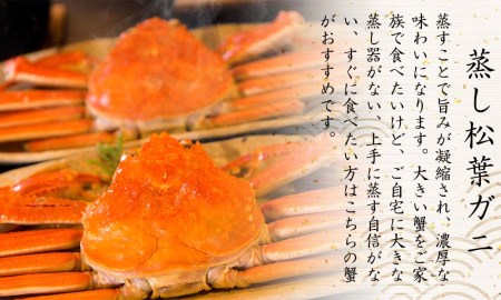 訳あり足折れ松葉ガニ 約3～5枚 (計1.5kg前後) 蒸し ずわいがに カニ 訳アリ 鳥取 TM13 0723