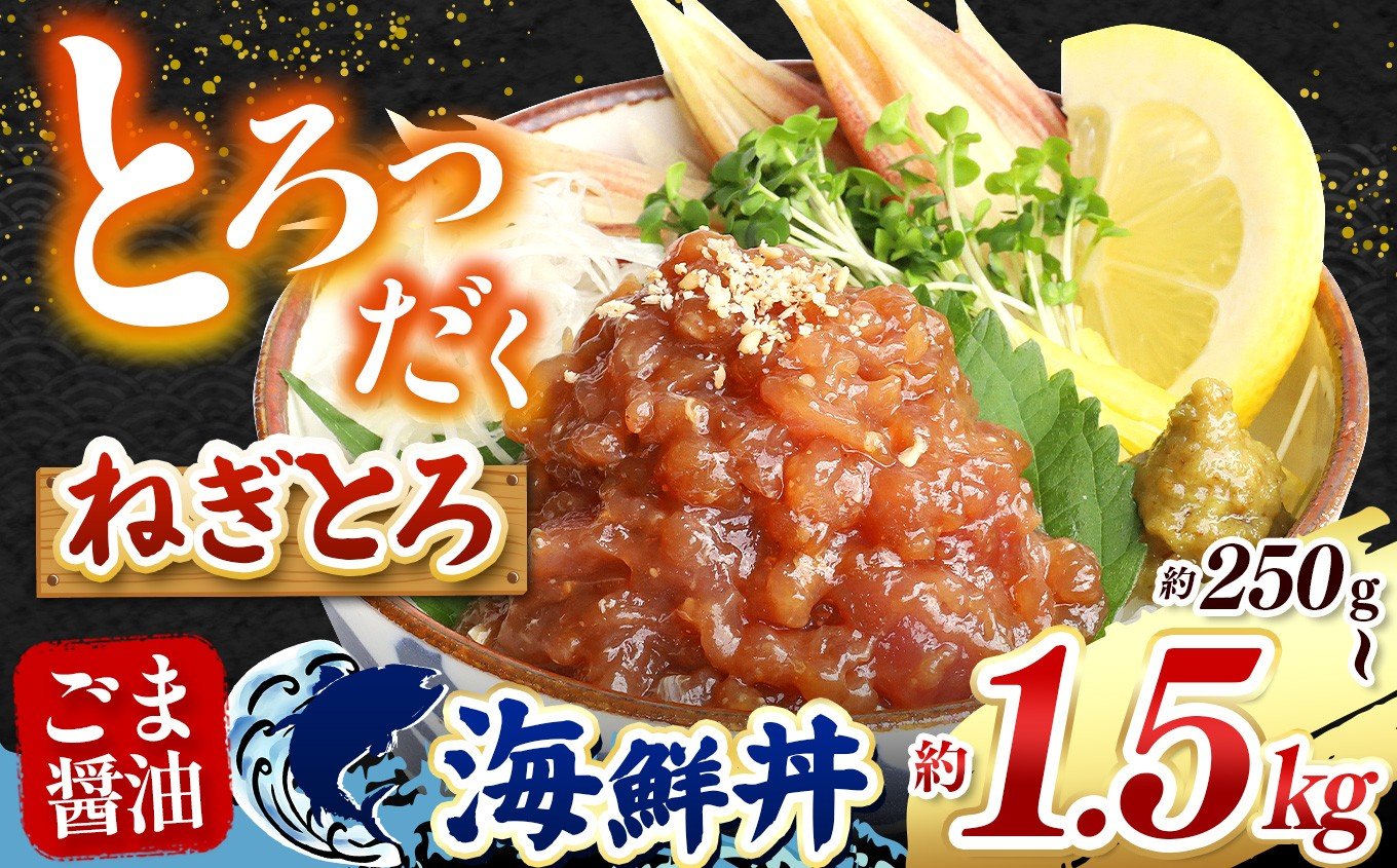 
                  "とろだく” ごま醤油 海鮮丼 ねぎとろ 選べる内容量 約 250g ～ 約 1.5kg | 熊本県 和水町 くまもと なごみ 魚 海鮮 肥後 海鮮丼 スライス 冷凍 漬け さかな 漬け丼 小分け 数量限定 人気 熊本県 熊本
                