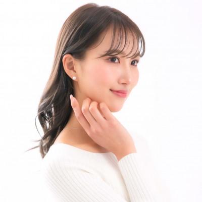 ふるさと納税 神戸市 無調色 アコヤパール 7.5mm PT900 プラチナ スタッドピアス |  | 01