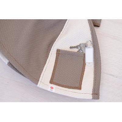 ふるさと納税 柏原市 【Mサイズ】柔道衣メーカーが作ったサウナハット【オレンジ×生成り】 |  | 02