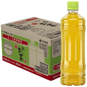 お～いお茶　緑茶　ラベルレス　600ml　24本セット　訳あり　おーいお茶 ペットボトル  ぺットボトル飲料 ケース 箱 伊藤園 静岡 カテキン 送料無料 健康 飲料 ソフトドリンク まとめ買い 常備