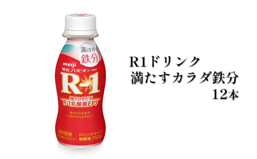 R?1ドリンク満たすカラダ鉄分　12本◇