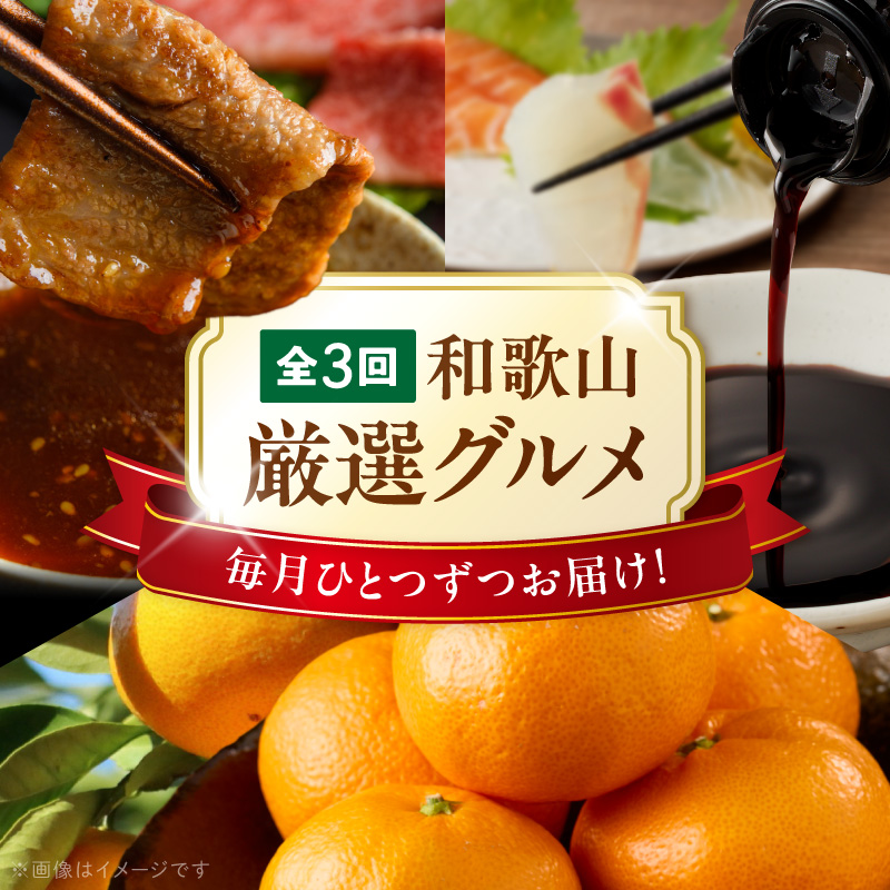 和歌山厳選グルメ 3ヵ月お届け便 _YAS60-T02