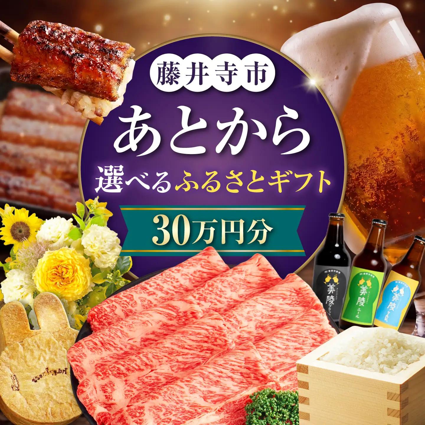 【あとから選べる】藤井寺市ふるさとギフト 30万円分 肉 牛肉 うなぎ 鰻 米 お米 お菓子 調理器具 フライパン グルメ 食品 お取り寄せ 詰め合わせ[BLZZ008]
