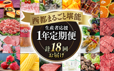 12月31日終了【季節の定期便】西都まるごと堪能セット　プラチナコース　1年定期便　令和7年1月発送開始＜30-4＞