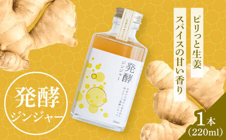 【お中元対象】ピリっと生姜にスパイスの甘い香り！身体にも心にも優しい発酵ジンジャーシロップ！発酵ジンジャー（1本）スパイス 炭酸 シロップ[ARDA008]